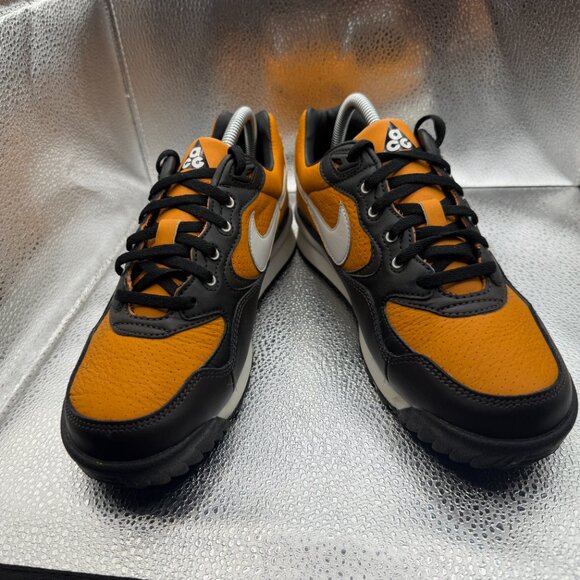 Size 7.5 Nike ACG Wildwood Black Brown Mens Leather Athletic Sneakers AO3116-800 main image 7